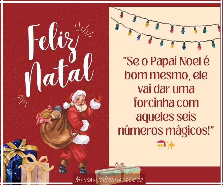 Papai Noel e os seis números mágicos